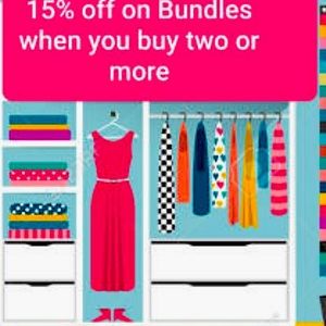 Bundle 2 or more items and SAVE 15%